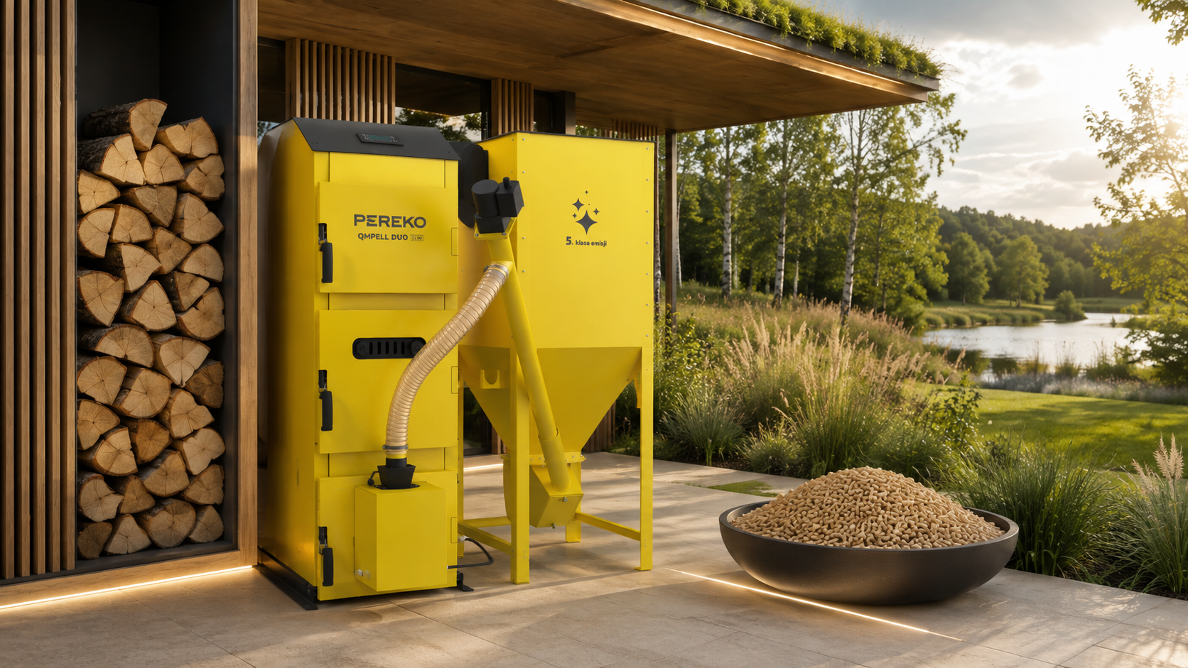 QMPELL DUO — pellet i drewno